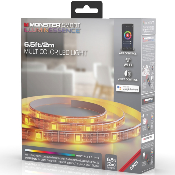 Monster Illuminessence flerfarget LED-lysstripe 2 m i gruppen Elektronikk / Lys / LED sløyfer hos TP E-commerce Nordic AB (A19106)