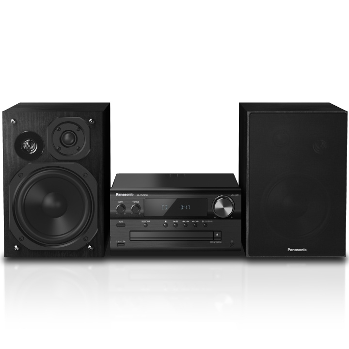 Panasonic Komplett mikrofonsystem med høyoppløselig lyd i gruppen Elektronikk / Lyd & Bilde / Hjemmekino, HiFi og bærbar / Kompakt Stereo & Platespillere hos TP E-commerce Nordic AB (A19180)
