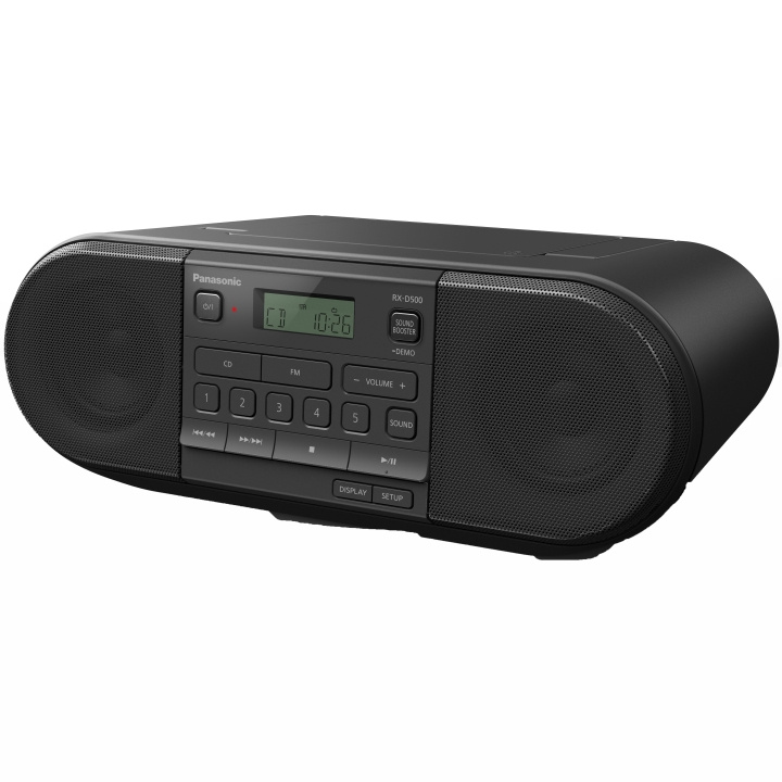 Panasonic Kraftig bærbar radio med CD i gruppen Elektronikk / Lyd & Bilde / Hjemmekino, HiFi og bærbar / Bærbar musikkspiller / CD-Spillere hos TP E-commerce Nordic AB (A19182)