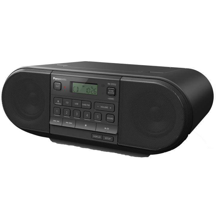 Panasonic Kraftig radio med DAB+/FM, Bl i gruppen Elektronikk / Lyd & Bilde / Hjemmekino, HiFi og bærbar / Radio & Vekkerklokker / Radio hos TP E-commerce Nordic AB (A19185)