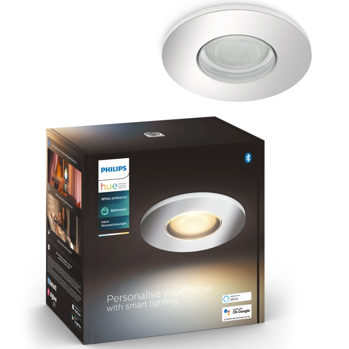 Philips Hue Adore Innfelt spot 1st 230 i gruppen HJEM, HUS OG HAGE / Smarthus / Smart belysning hos TP E-commerce Nordic AB (A19212)