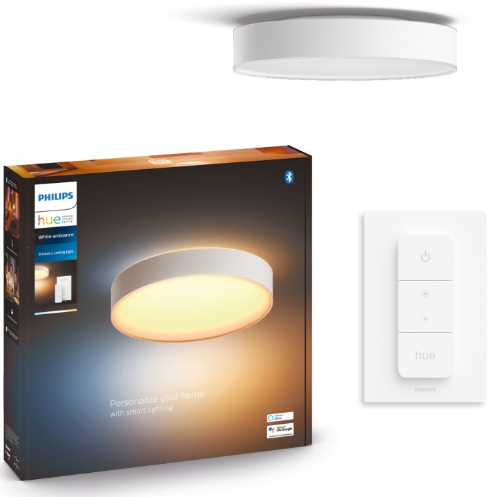 Philips Hue Enrave L taklampe hvit Ambiance hvit i gruppen HJEM, HUS OG HAGE / Smarthus / Smart belysning hos TP E-commerce Nordic AB (A19231)