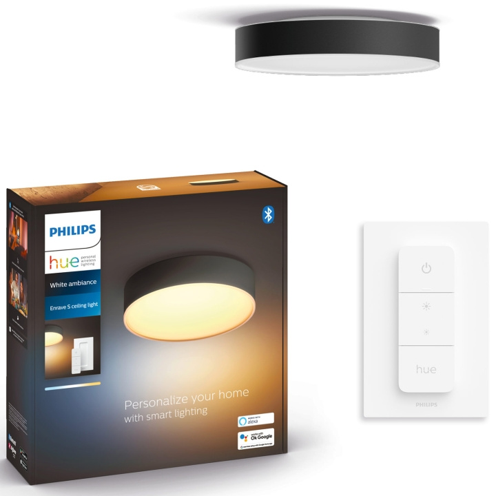 Philips Hue Enrave S Taklampa White Am i gruppen HJEM, HUS OG HAGE / Smarthus / Smart belysning hos TP E-commerce Nordic AB (A19238)