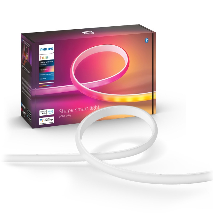 Philips Hue Gradient Lightstrip hvit/farget Basekit i gruppen HJEM, HUS OG HAGE / Smarthus / Smart belysning hos TP E-commerce Nordic AB (A19241)