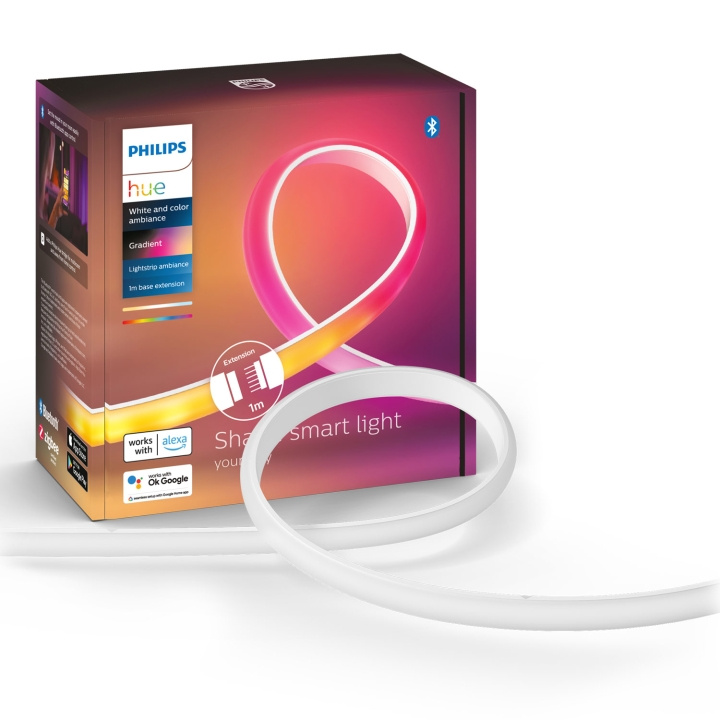 Philips Hue Gradient Lightstrip White/Colour Extension i gruppen HJEM, HUS OG HAGE / Smarthus / Smart belysning hos TP E-commerce Nordic AB (A19242)