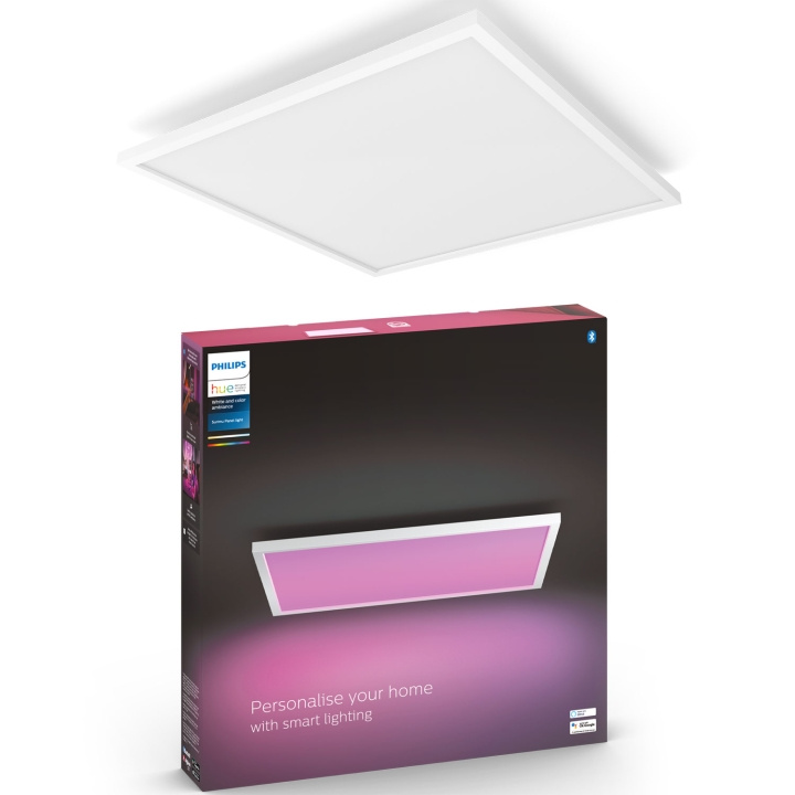 Philips Hue Simuru firkantet panel Hvit og farge i gruppen HJEM, HUS OG HAGE / Smarthus / Smart belysning hos TP E-commerce Nordic AB (A19256)
