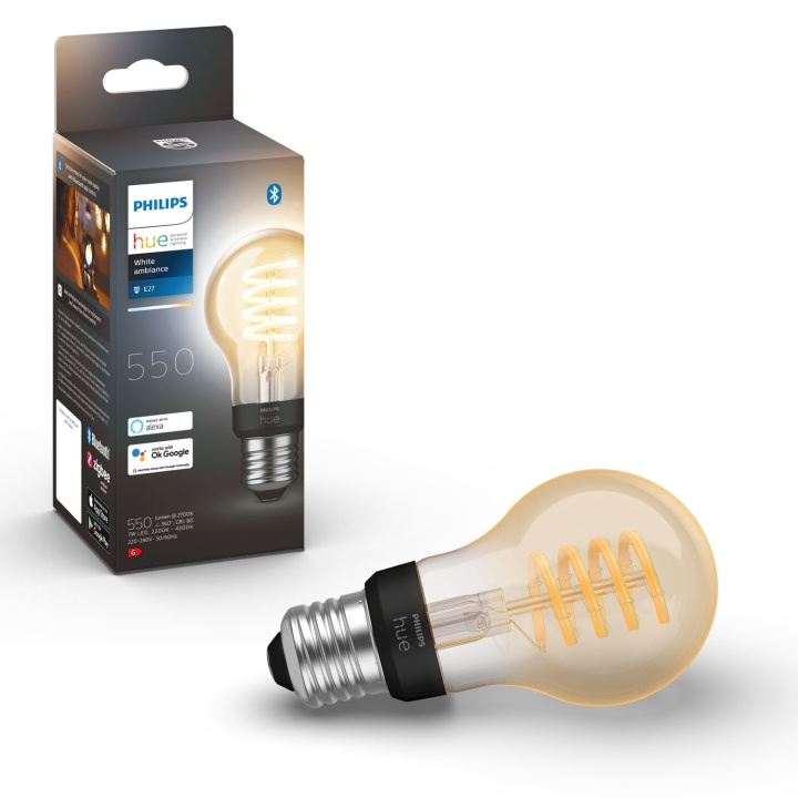 Philips Hue White Ambiance Filament E27 A60 40W i gruppen HJEM, HUS OG HAGE / Smarthus / Smart belysning hos TP E-commerce Nordic AB (A19271)