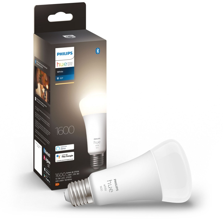 Philips Hue White E27 A67 1600lm 1-pac i gruppen HJEM, HUS OG HAGE / Smarthus / Smart belysning hos TP E-commerce Nordic AB (A19292)