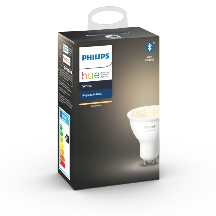 Philips Hue White GU10 5,2W 1-pk i gruppen HJEM, HUS OG HAGE / Smarthus / Smart belysning hos TP E-commerce Nordic AB (A19295)