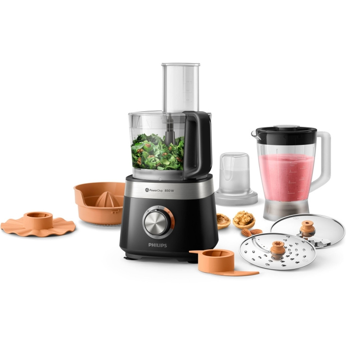 Philips Food Processor HR7530/10 Compact 850Watt Blender i gruppen HJEM, HUS OG HAGE / Husholdningsapparater / Matprosessorer og kjøkkenassistenter / Matprosessorer hos TP E-commerce Nordic AB (A19309)