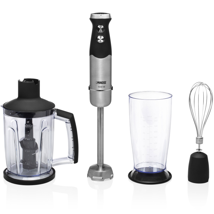 Princess Stavmixer set 1000W XL rostrit i gruppen HJEM, HUS OG HAGE / Husholdningsapparater / Matprosessorer og kjøkkenassistenter / Stavmiksere hos TP E-commerce Nordic AB (A19356)