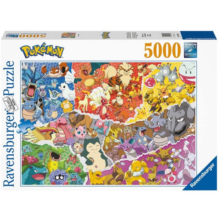 Ravensburger Pokémon Allstars 5000p i gruppen SPORT, FRITID & HOBBY / Hobby / Puslespill hos TP E-commerce Nordic AB (A19367)