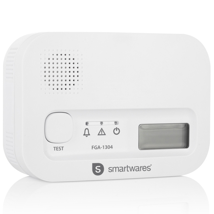 Smartwares Karbonmonoksidalarm 10 års sensor i gruppen HJEM, HUS OG HAGE / Alarm, Sikkerhet og overvåking / Brann, røyk, gass / Tilbehør hos TP E-commerce Nordic AB (A19438)