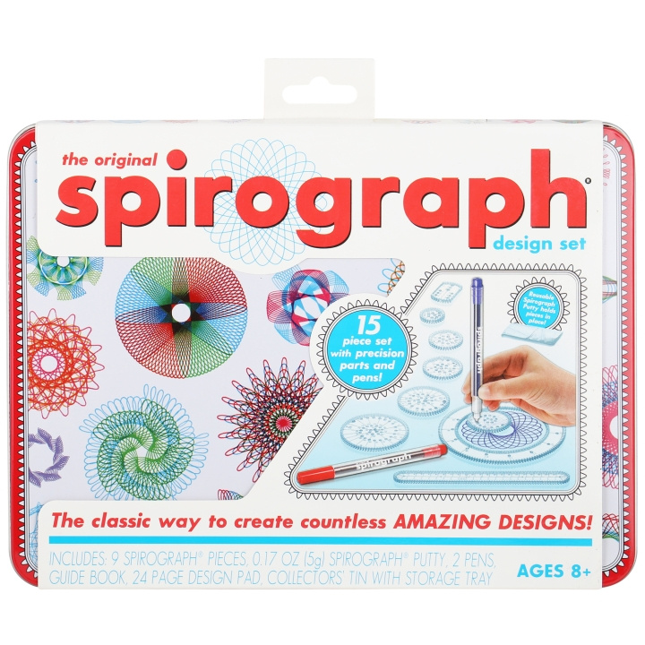 Spirograf Sett med blikkboks i gruppen LEKER, BARN OG BABY / Leker / Tegne & regne hos TP E-commerce Nordic AB (A19444)