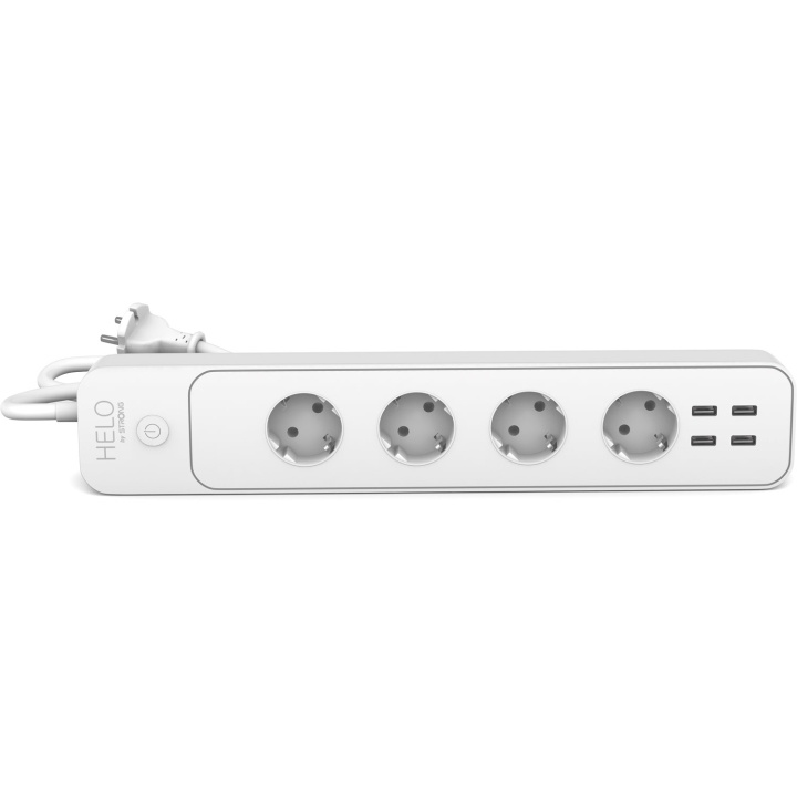 Strong HELO Wi-Fi-strømuttak 4 x 230 V + 4 x USB i gruppen HJEM, HUS OG HAGE / El og belysning / Grenuttak hos TP E-commerce Nordic AB (A19488)
