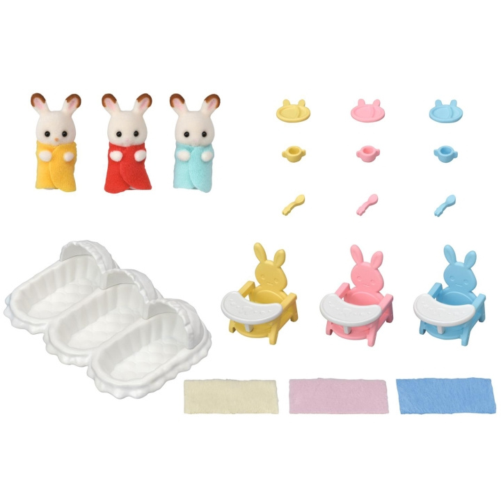 Sylvanian Families Triplets Care Set i gruppen LEKER, BARN OG BABY / Leker / Dukker & tilbehør hos TP E-commerce Nordic AB (A19505)