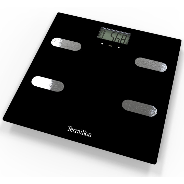 Terraillon Fitness Black personvekt i gruppen HELSE OG SKJØNNHET / Helsepleie / Personvekter hos TP E-commerce Nordic AB (A19519)