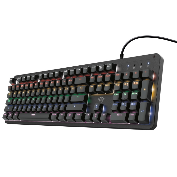 Trust GXT 863 Mazz Mekanisk tastatur Nordic i gruppen Datautstyr / GAMING / Tastatur hos TP E-commerce Nordic AB (A19556)