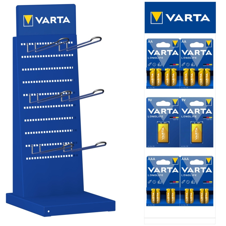 Varta Displayställ inkl. batterier S i gruppen Elektronikk / Batterier & Ladere / Batterier / Andre hos TP E-commerce Nordic AB (A19606)
