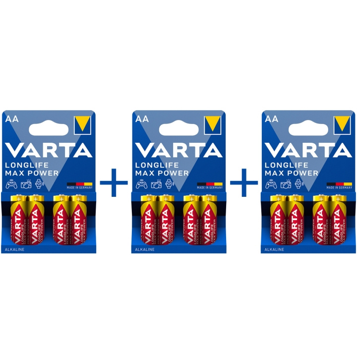 Varta Longlife Max Power AA/LR6 Batt i gruppen Elektronikk / Batterier & Ladere / Batterier / AA hos TP E-commerce Nordic AB (A19607)