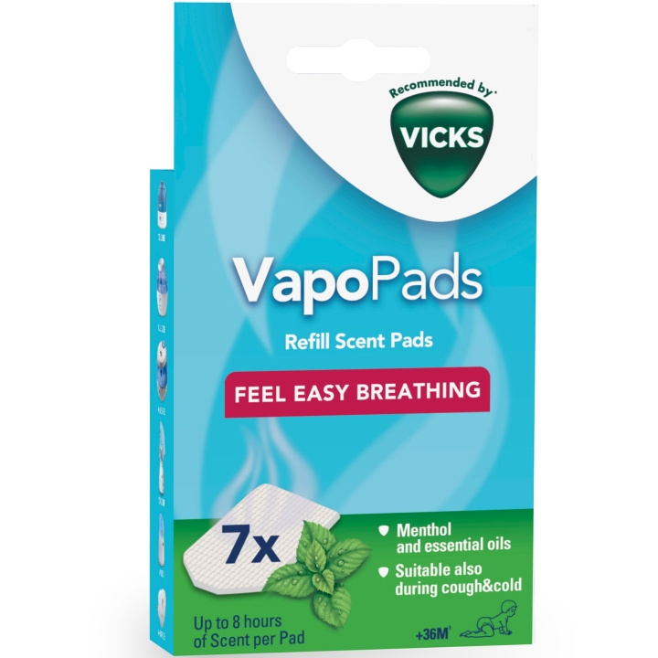 Vicks Pad Menthol VH7V1 i gruppen HJEM, HUS OG HAGE / Vifter og klimaprodukter / Luftfuktere hos TP E-commerce Nordic AB (A19616)