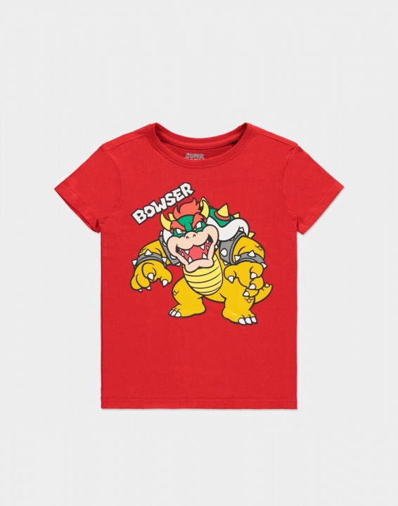 Bowser - T-skjorte barn 86/92 i gruppen Elektronikk / TV-spill & tilbehør / Andre spill hos TP E-commerce Nordic AB (A19707)