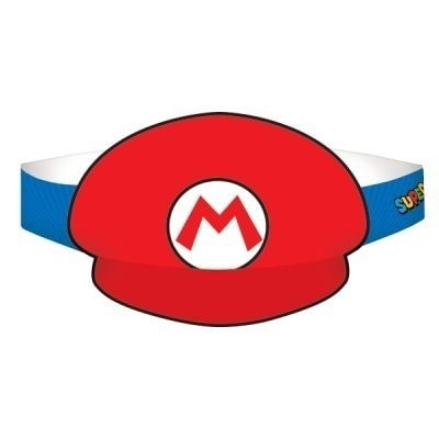 Partyhatter Super Mario 8-pakning i gruppen Elektronikk / TV-spill & tilbehør / Andre spill hos TP E-commerce Nordic AB (A19789)