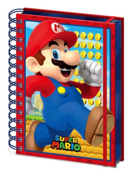 Super Mario - Anteckningsbok Med 3D Motiv i gruppen Elektronikk / TV-spill & tilbehør / Andre spill hos TP E-commerce Nordic AB (A19829)