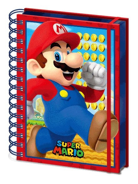 Super Mario - Notisbok med 3D-motiv i gruppen Elektronikk / TV-spill & tilbehør / Andre spill hos TP E-commerce Nordic AB (A19829)