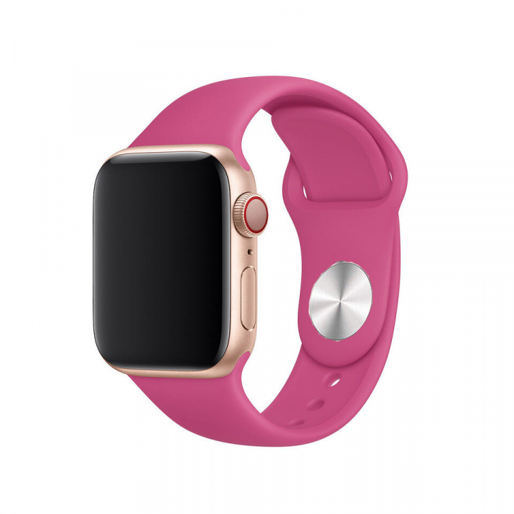 Silikonarmband till Apple Watch 38/40mm, Rosa i gruppen SMARTTELEFON & NETTBRETT / Trening, hjem og fritid / Apple Watch og tilbehør / Tilbehør hos TP E-commerce Nordic AB (A20236)