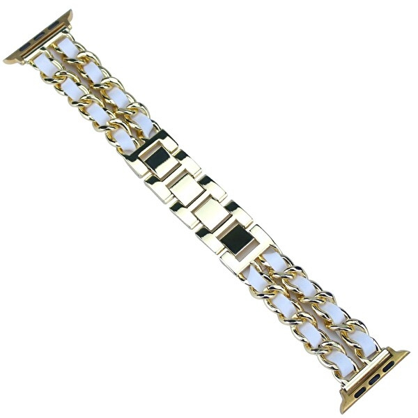 Stilig metallarmbånd til Apple Watch 42/44/45 mm i gruppen SMARTTELEFON & NETTBRETT / Trening, hjem og fritid / Apple Watch og tilbehør / Tilbehør hos TP E-commerce Nordic AB (A20297)