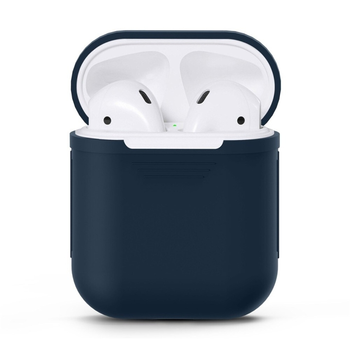 Skyddsfodral i silikon till Apple Airpods i gruppen Elektronikk / Lyd & Bilde / Hodetelefoner & Tilbehør / Tilbehør hos TP E-commerce Nordic AB (A20336)