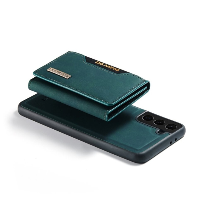 Skal till Samsung S21 Plus med avtagbar plånbok, Grön i gruppen SMARTTELEFON & NETTBRETT / Mobilbeskyttelse / Samsung hos TP E-commerce Nordic AB (A20454)