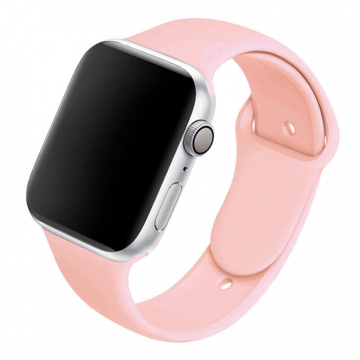 Silikonarmband till Apple Watch 38/40mm, Rosa i gruppen SMARTTELEFON & NETTBRETT / Trening, hjem og fritid / Apple Watch og tilbehør / Tilbehør hos TP E-commerce Nordic AB (A20531)