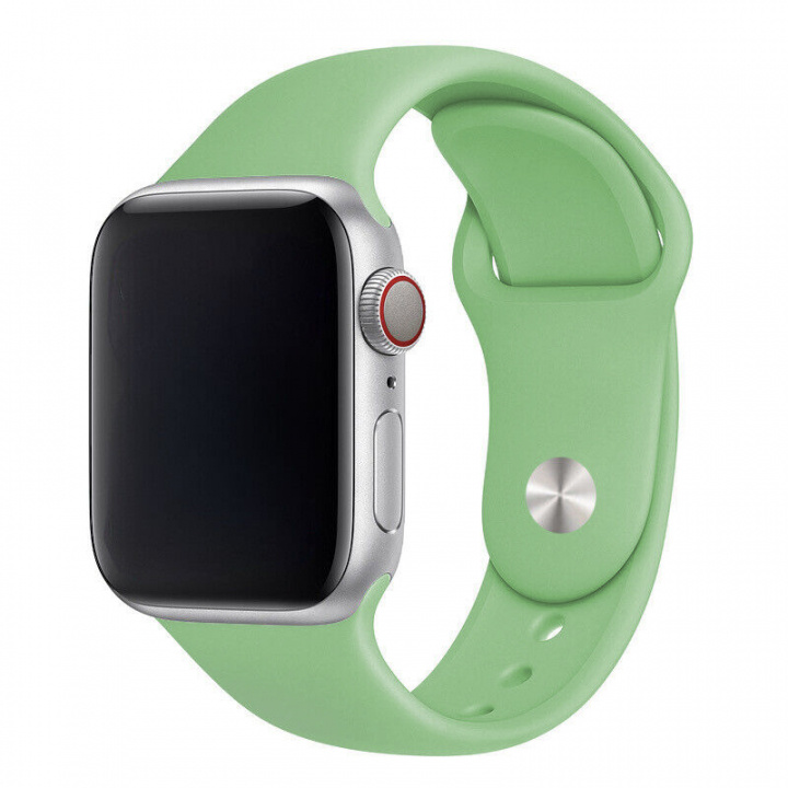 Silikonarmband till Apple Watch 42/44mm, Grön i gruppen SMARTTELEFON & NETTBRETT / Trening, hjem og fritid / Apple Watch og tilbehør / Tilbehør hos TP E-commerce Nordic AB (A20544)