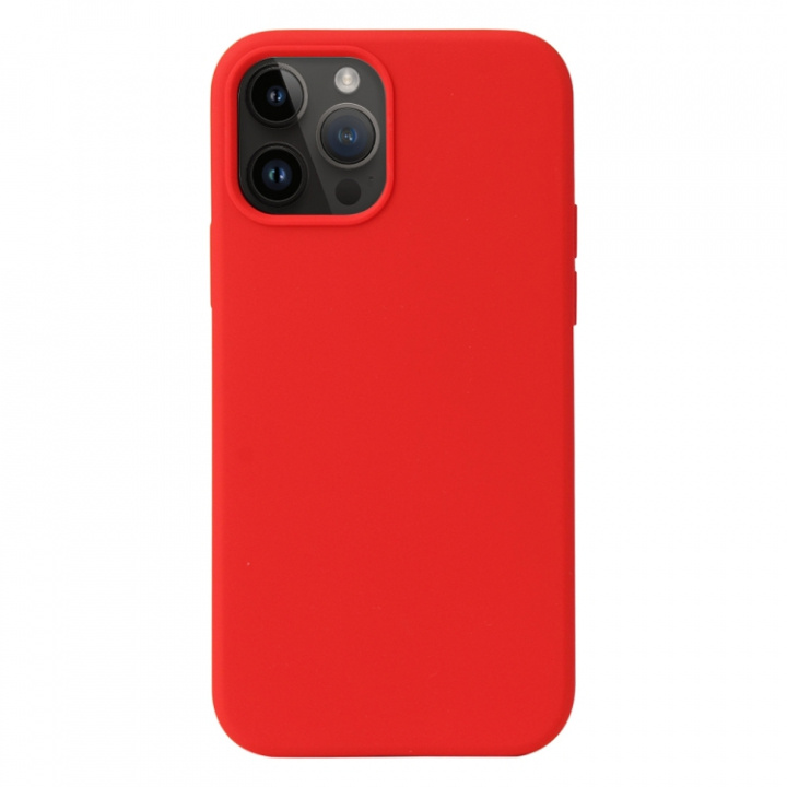 Silikonskal till Iphone 14, Röd i gruppen SMARTTELEFON & NETTBRETT / Mobilbeskyttelse / Apple / iPhone 14 hos TP E-commerce Nordic AB (A20554)