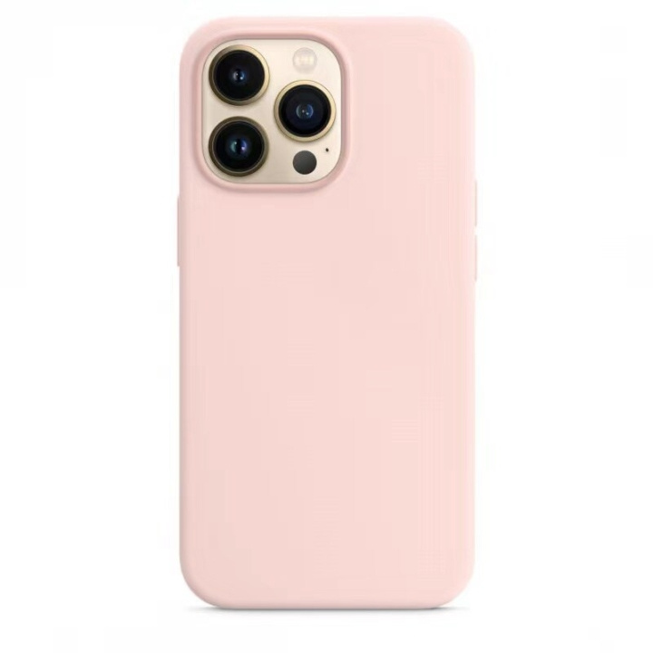 Magsafe silikonetui for Iphone 14 Pro, rosa i gruppen SMARTTELEFON & NETTBRETT / Mobilbeskyttelse / Apple / iPhone 14 hos TP E-commerce Nordic AB (A20575)
