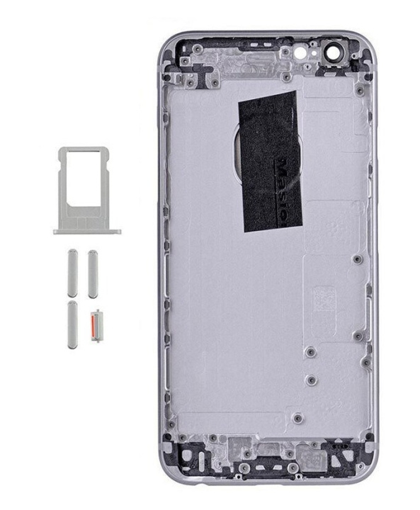 iPhone 6S bakdeksel - Space Grey i gruppen SMARTTELEFON & NETTBRETT / Reservdelar hos TP E-commerce Nordic AB (A20683)