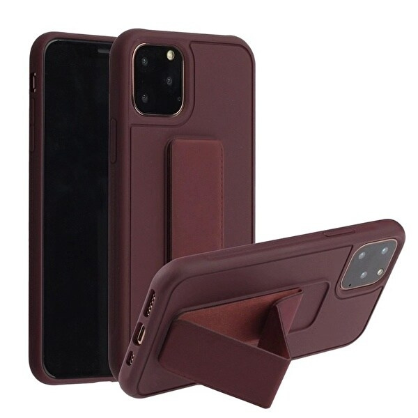 Silikonetui med stativ til iPhone 11 Pro Max i gruppen SMARTTELEFON & NETTBRETT / Mobilbeskyttelse / Apple / iPhone 11 Pro Max hos TP E-commerce Nordic AB (A20704)