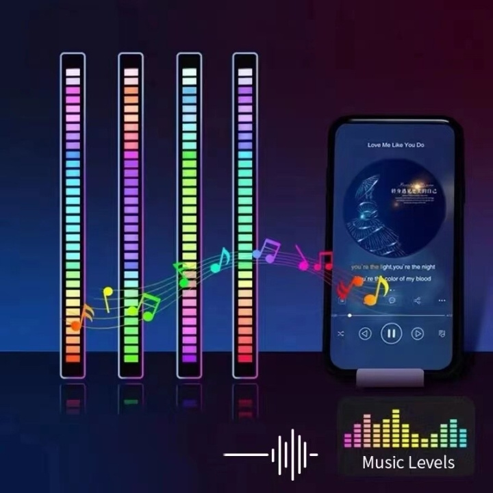 Mini RGB-lys som spiller i takt med musikken i gruppen Elektronikk / Lys / Annen belysning hos TP E-commerce Nordic AB (A20722)