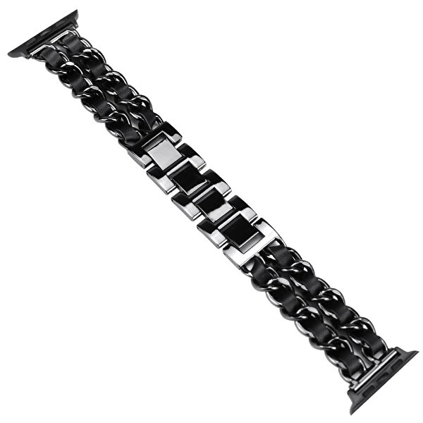 Stilig metallarmbånd til Apple Watch 42/44/45 mm i gruppen SMARTTELEFON & NETTBRETT / Trening, hjem og fritid / Apple Watch og tilbehør / Tilbehør hos TP E-commerce Nordic AB (A20824)
