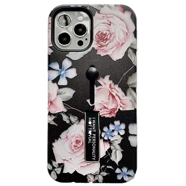 Fashioncase med fingerhållare - iPhone 12 Mini i gruppen SMARTTELEFON & NETTBRETT / Mobilbeskyttelse / Apple / iPhone 12 Mini / Deksel hos TP E-commerce Nordic AB (A20845)