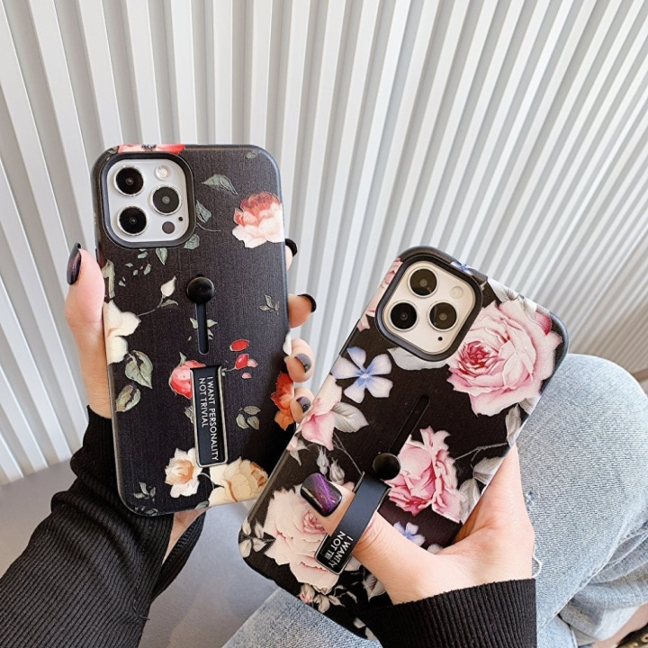 Moteveske med fingerholder - iPhone 12 Pro Max i gruppen SMARTTELEFON & NETTBRETT / Mobilbeskyttelse / Apple / iPhone 12 Pro hos TP E-commerce Nordic AB (A20851)
