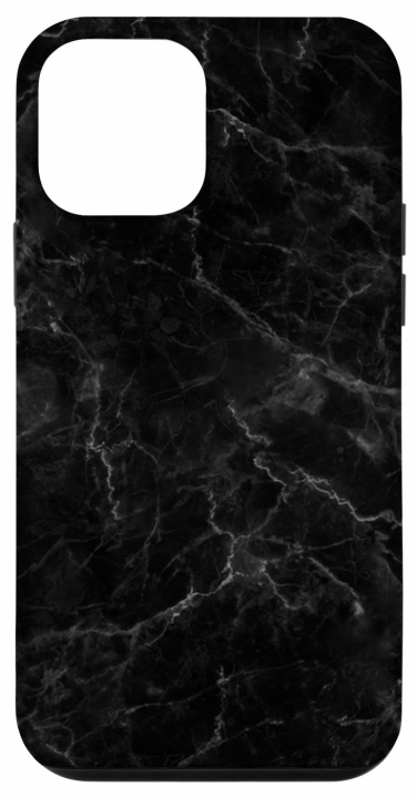 Abstrakt marmor-etui til iPhone 12 Mini, svart i gruppen SMARTTELEFON & NETTBRETT / Mobilbeskyttelse / Apple / iPhone 12 Mini / Deksel hos TP E-commerce Nordic AB (A20856)