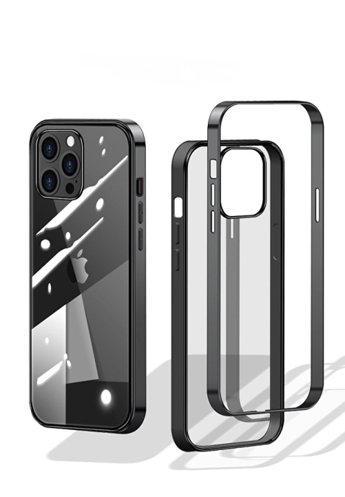 Stilig etui med fargede kanter til iPhone 12 Mini i gruppen SMARTTELEFON & NETTBRETT / Mobilbeskyttelse / Apple / iPhone 12 Mini / Deksel hos TP E-commerce Nordic AB (A20865)