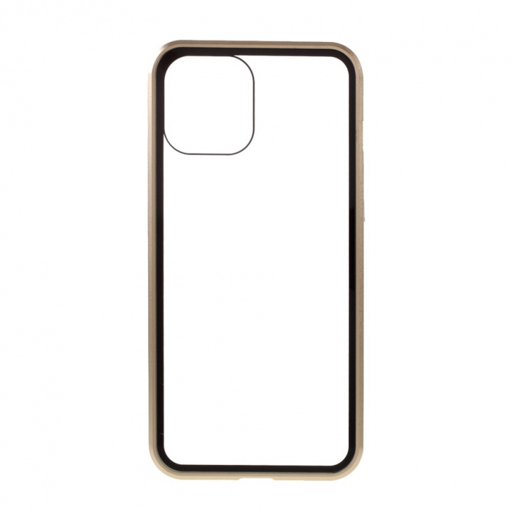 Stilig etui med fargede kanter til iPhone 12 Pro Max, gull i gruppen SMARTTELEFON & NETTBRETT / Mobilbeskyttelse / Apple / iPhone 12 Pro hos TP E-commerce Nordic AB (A20867)