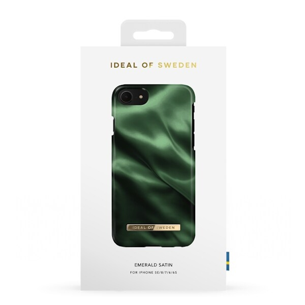 iDeal Skal iPhone 6/6S/7/8/SE2020  Emerald Satin i gruppen SMARTTELEFON & NETTBRETT / Mobilbeskyttelse / Apple / iPhone 8 hos TP E-commerce Nordic AB (A21026)