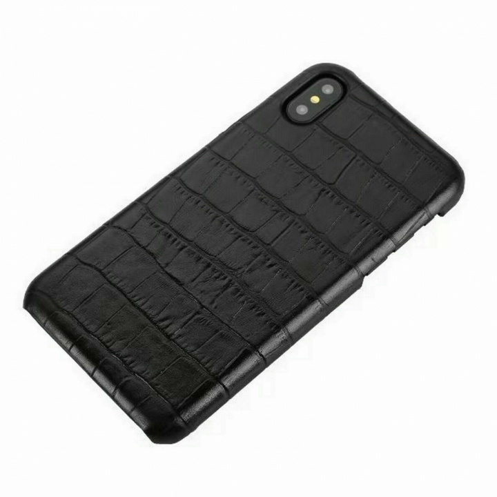 Lærveske til iPhone XR, Svart i gruppen SMARTTELEFON & NETTBRETT / Mobilbeskyttelse / Apple / iPhone XR hos TP E-commerce Nordic AB (A21264)
