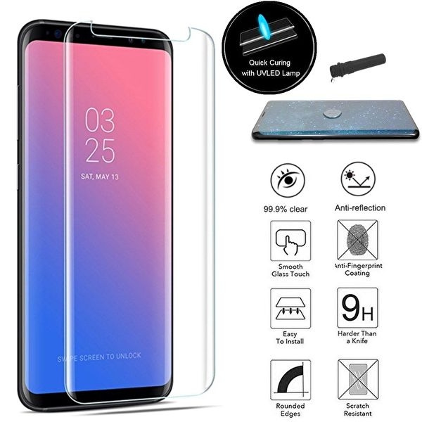 3D Galaxy S20 Ultra skjermbeskytter med UV Nano Optic superlim i gruppen SMARTTELEFON & NETTBRETT / Mobilbeskyttelse / Samsung hos TP E-commerce Nordic AB (A21786)