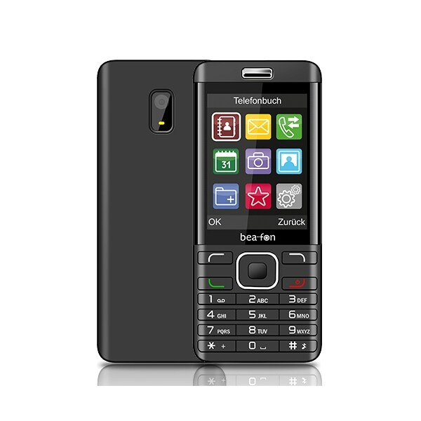 Beafon C350 - 2G, Enkel mobiltelefon med färgskärm, Svart i gruppen SMARTTELEFON & NETTBRETT / Mobiltelefoner & smartphones hos TP E-commerce Nordic AB (A21892)